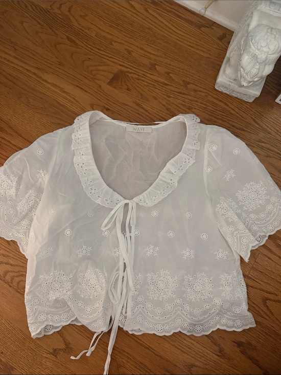 Wayf Tops - Wayf Rachel Top - Ivory